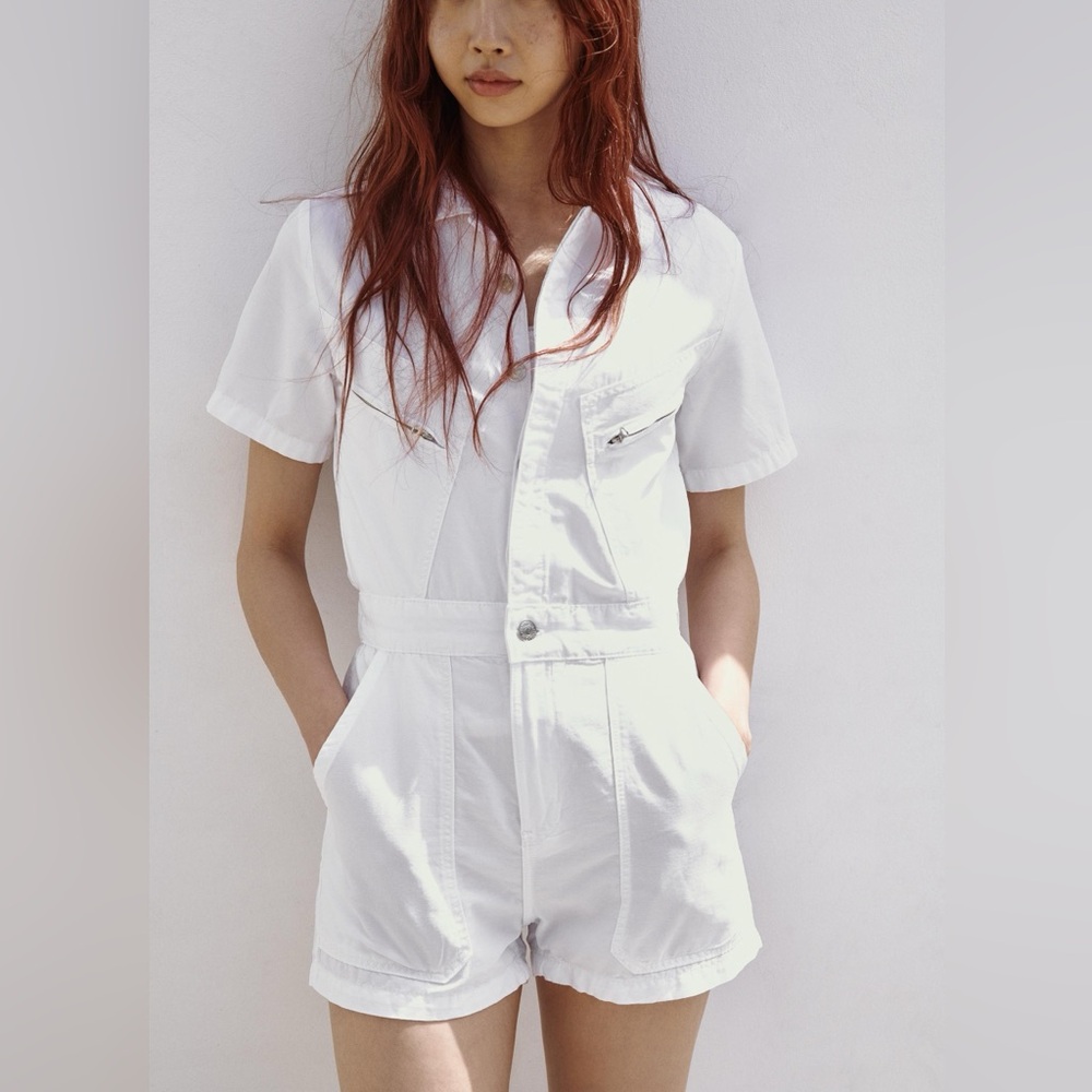 Zara Romper with Chest Pockets NWOT